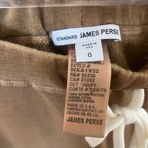 James Perse Vintage French Terry Cutoff Sweatpants.  Perfect Condition.